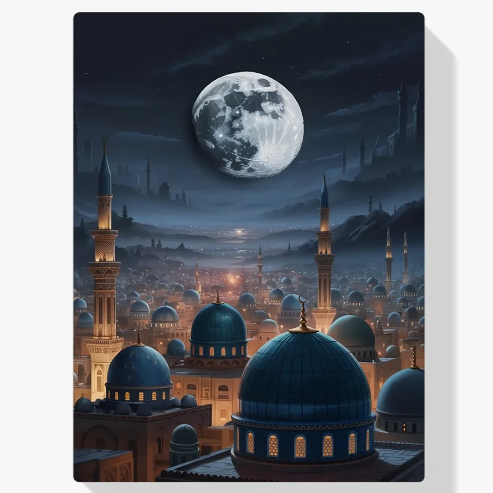 Pintar por Números - Ciudad de la Mezquita a la Luz de la Luna