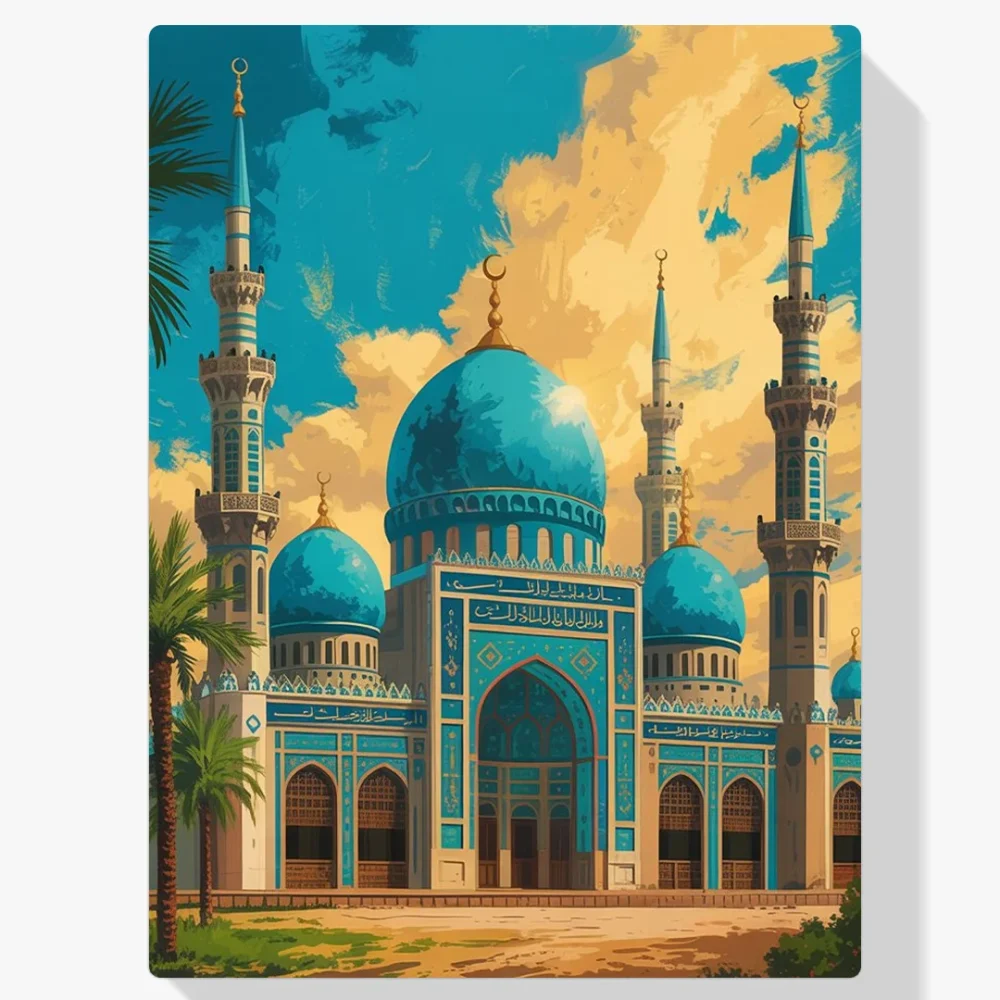 Pintar por Números - Elegancia de la Mezquita Azul