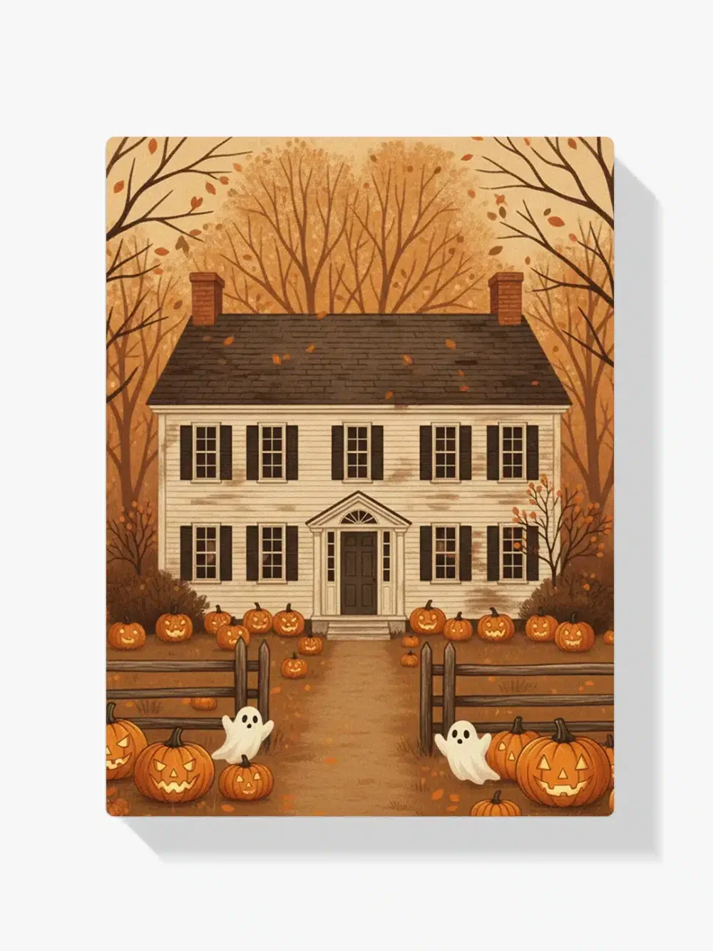 Pintar por Números - Fantasma bonito vintage de otoño, foto 1