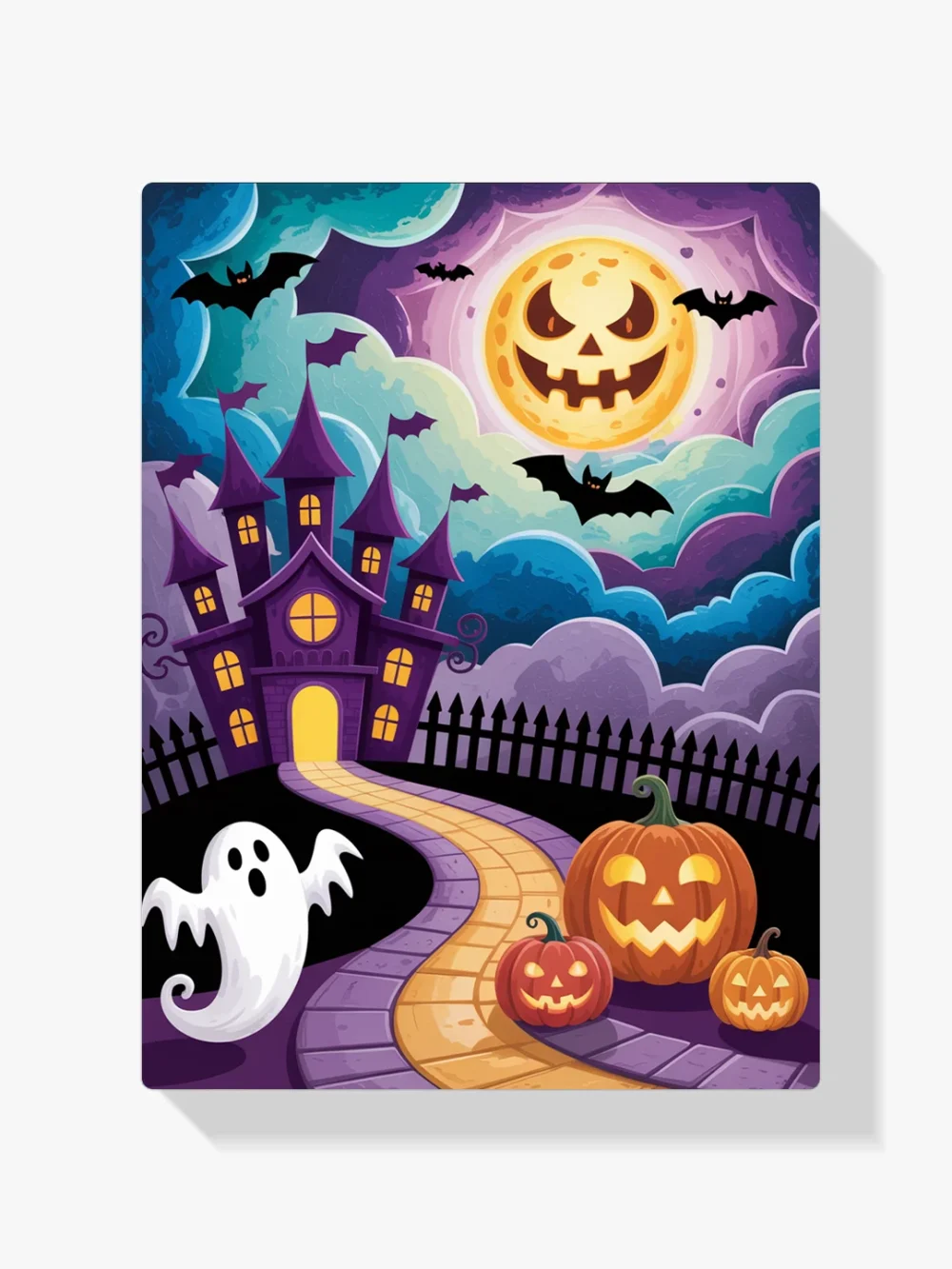 Pintar por Números - Fantasma de la ciudad de Halloween, foto 1