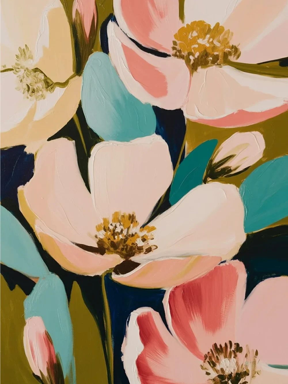 Pintar por Números - Flor abstracta, foto 2