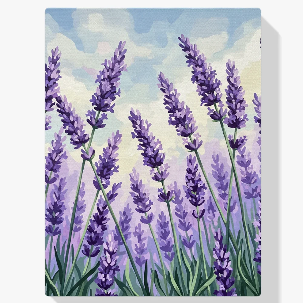 Pintar por Números - Flores de lavanda