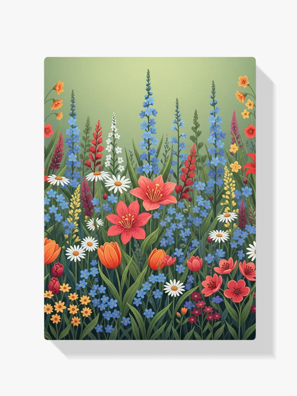 Pintar por Números - Flores silvestres coloridas, foto 1