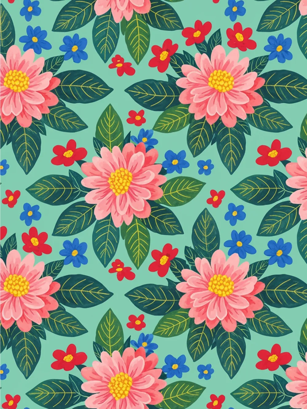 Pintar por Números - Flores silvestres coloridas 2, foto 2