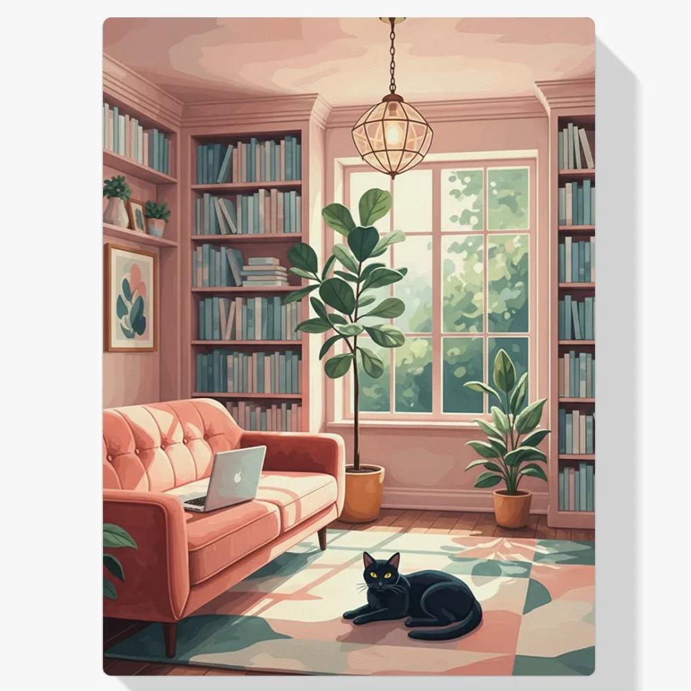 Pintar por Números - Gato encantador