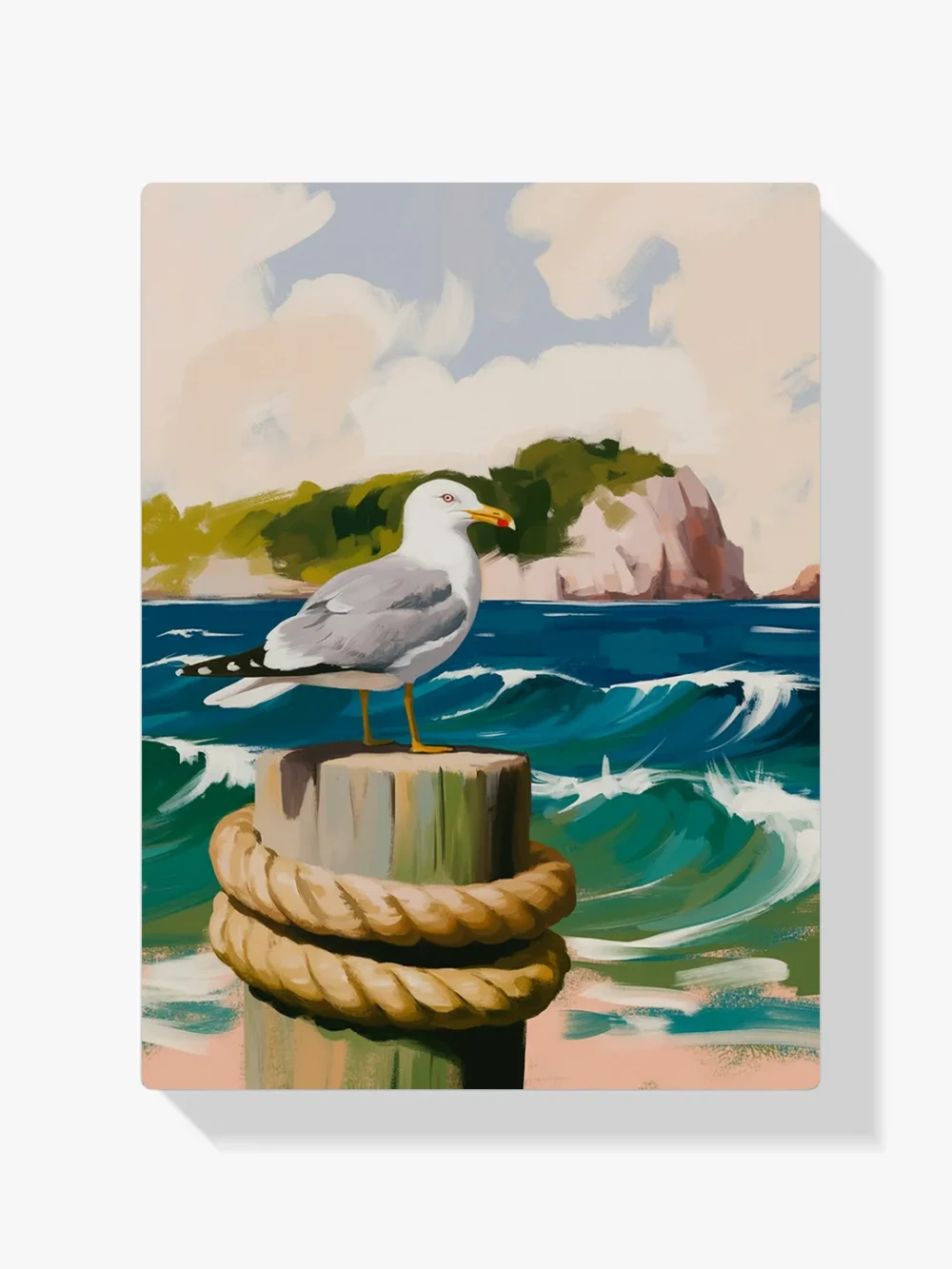 Pintar por Números - Gaviota costera, foto 1