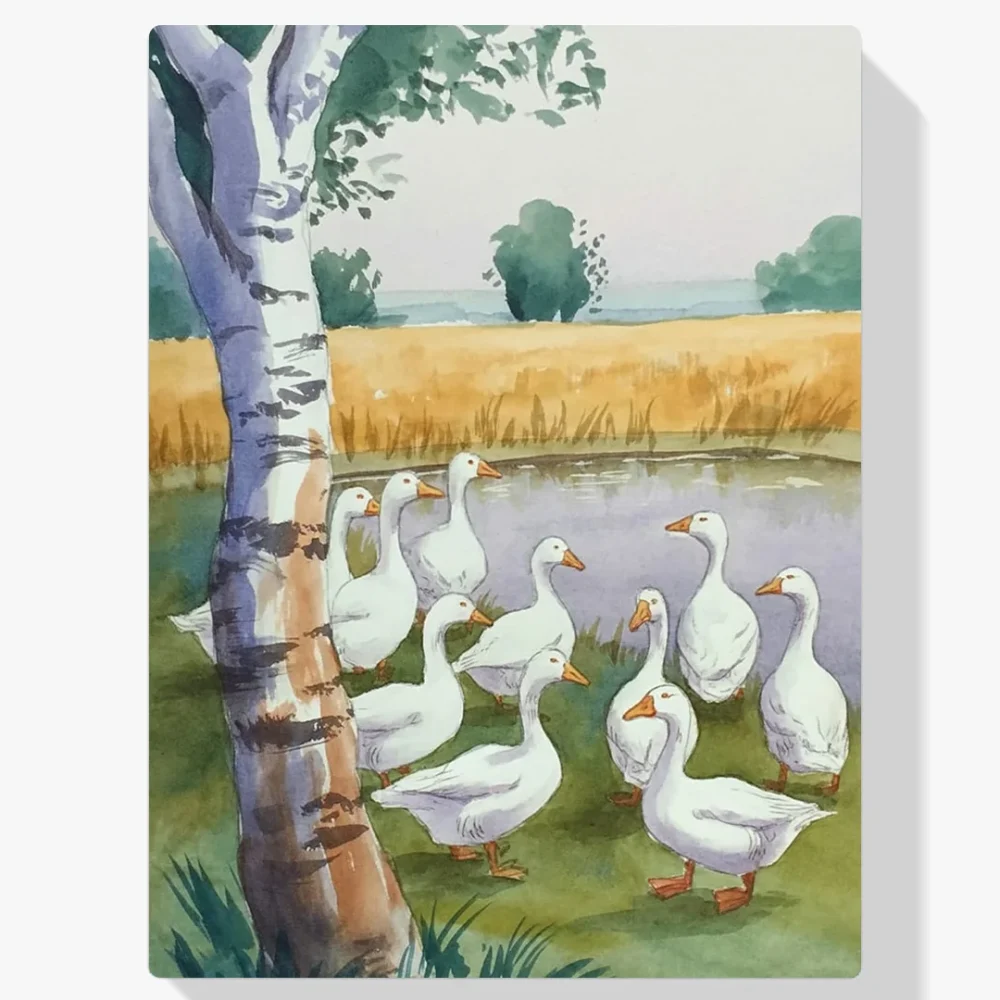 Pintar por Números - Granja de gansos