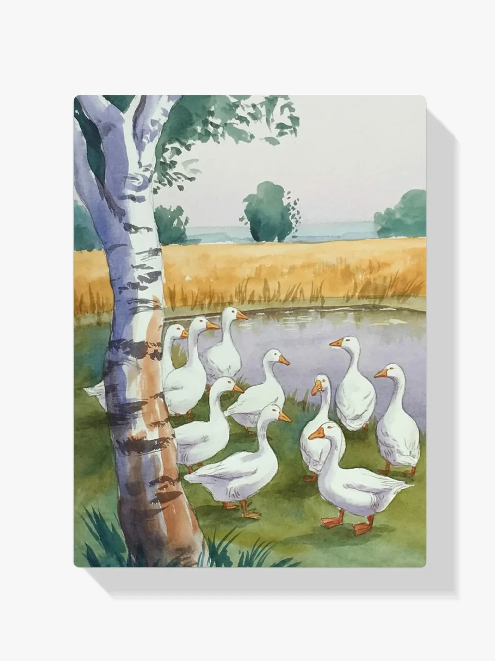 Pintar por Números - Granja de gansos, foto 1