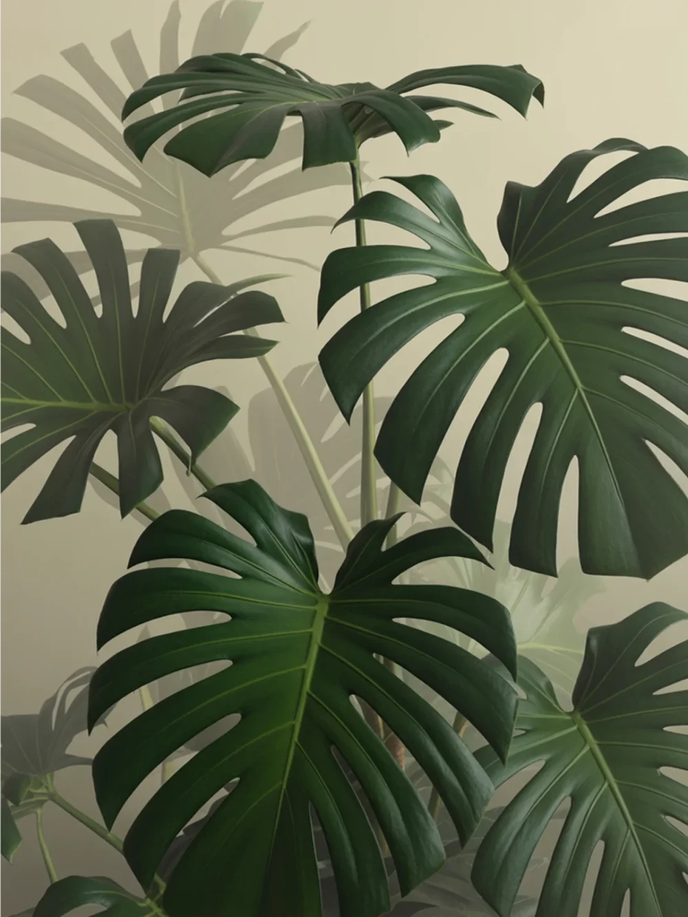 Pintar por Números - Hoja de monstera, foto 2