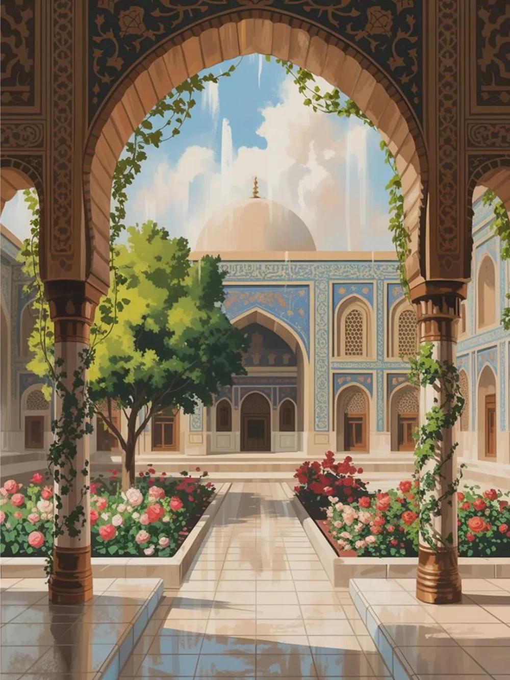 Pintar por Números - Jardín del Palacio, foto 2