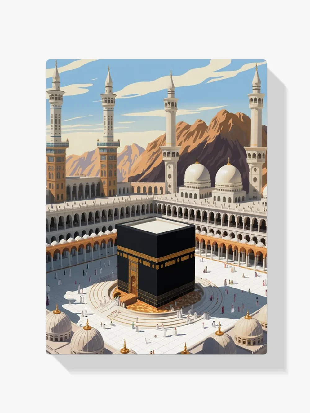 Pintar por Números - Kaaba de Luz Dorada, foto 1