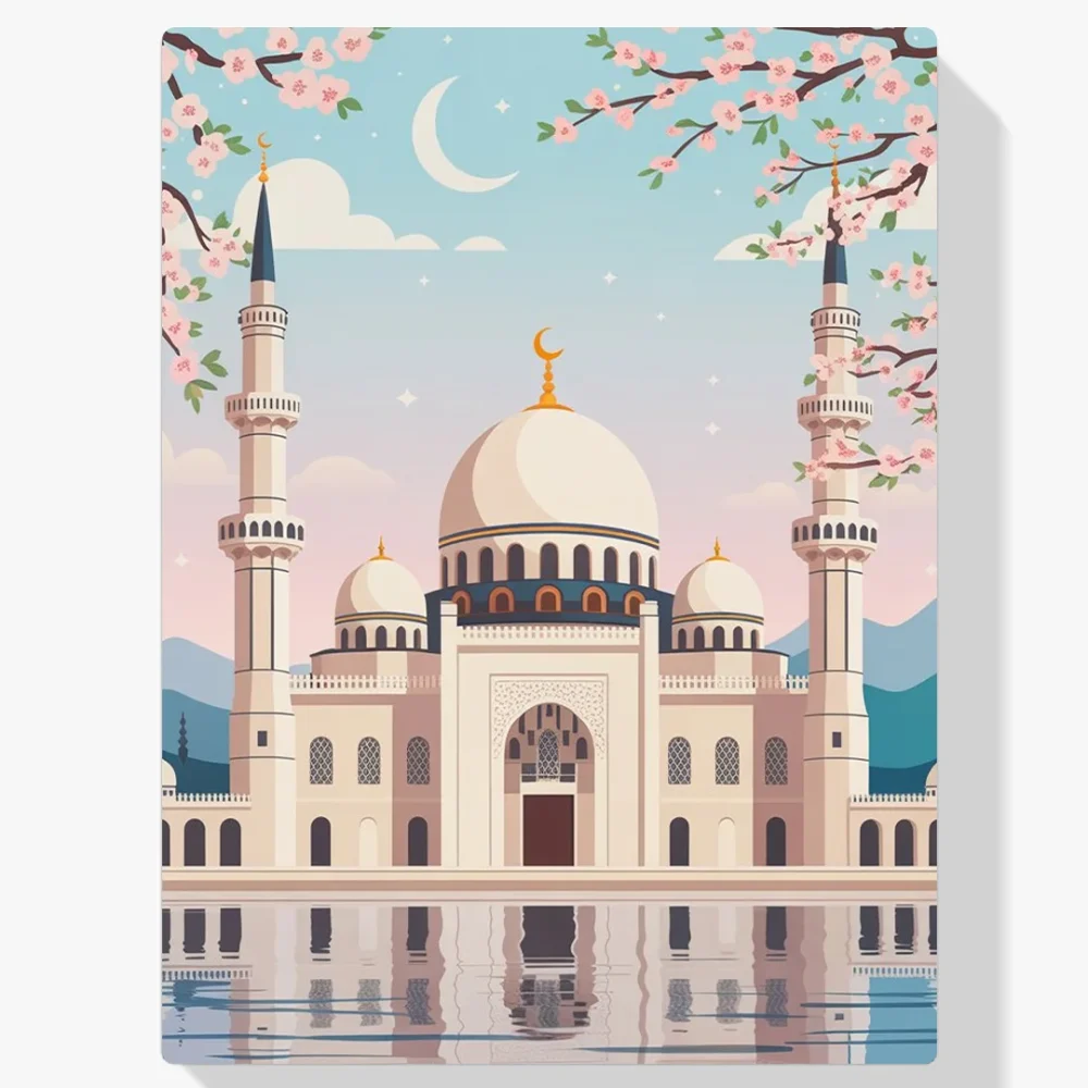 Pintar por Números - La Mezquita Blossom