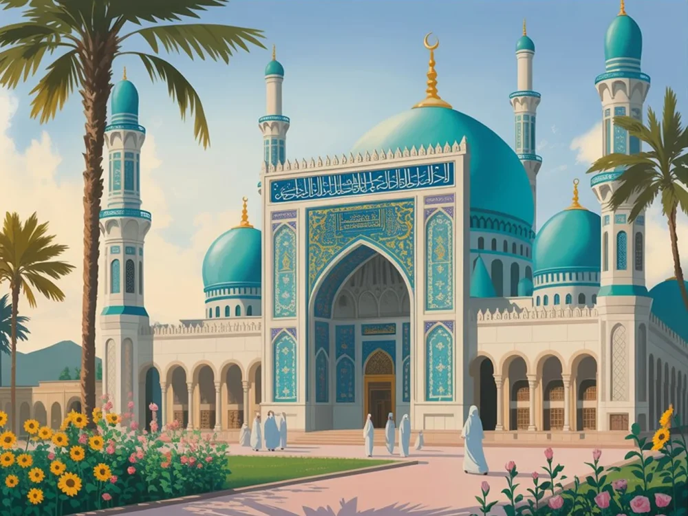 Pintar por Números - La Serenidad de la Mezquita Jardín, foto 2