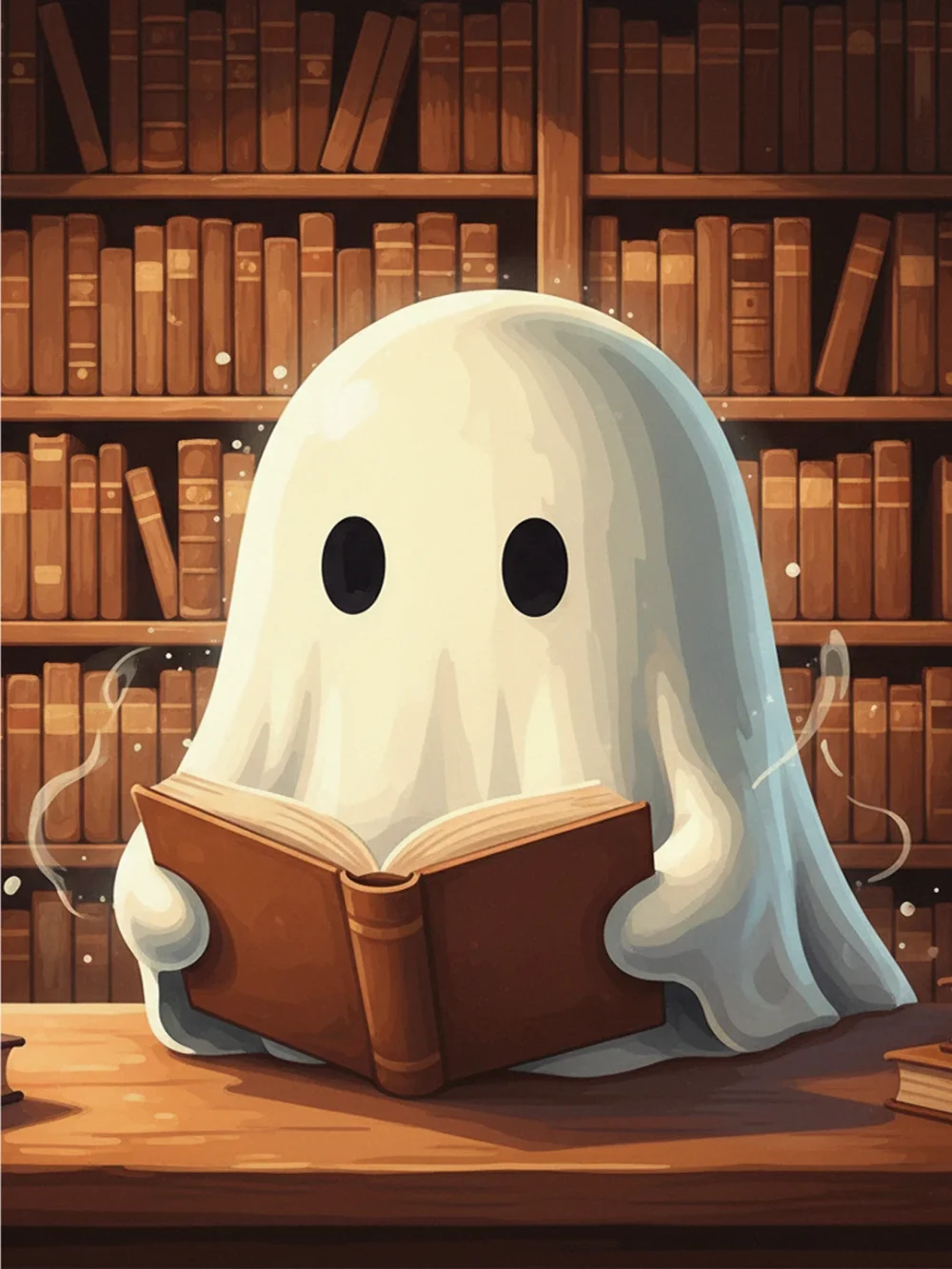 Pintar por Números - Libro de lectura del fantasma bonito 2, foto 2