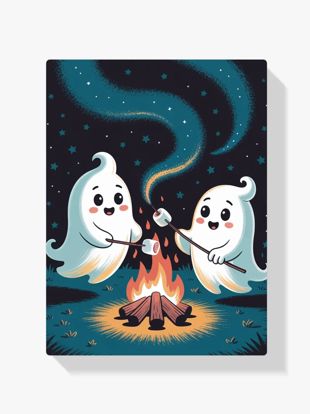 Pintar por Números - Malvaviscos tostados fantasma, foto 1