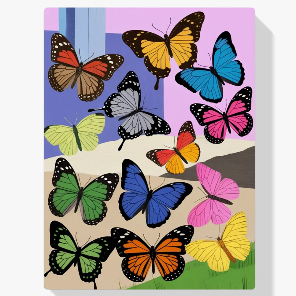 Pintar por Números - Mariposas caprichosas