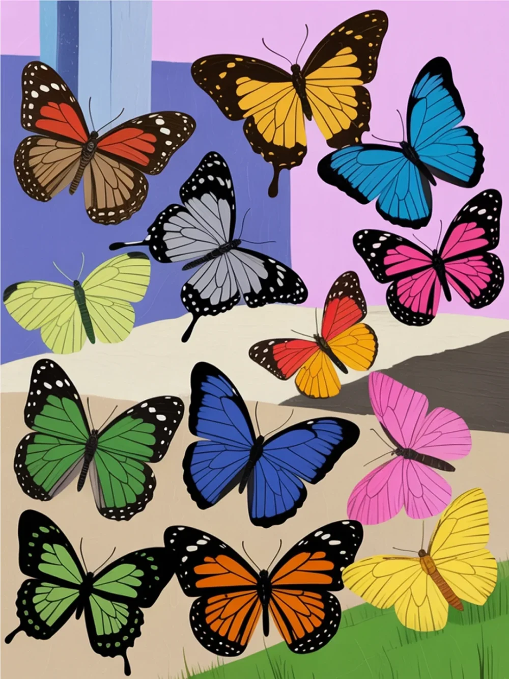 Pintar por Números - Mariposas caprichosas, foto 2