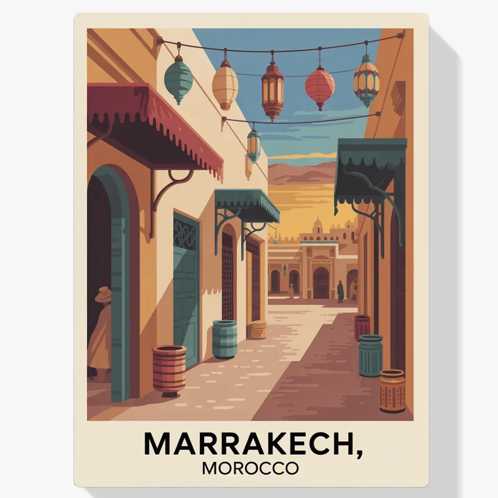 Pintar por Números - Marrakech, Marruecos