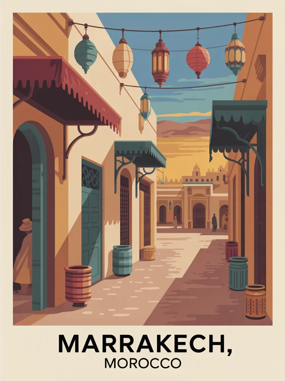 Pintar por Números - Marrakech, Marruecos, foto 2