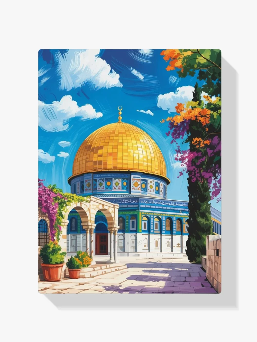 Pintar por Números - Mezquita y Flores, foto 1