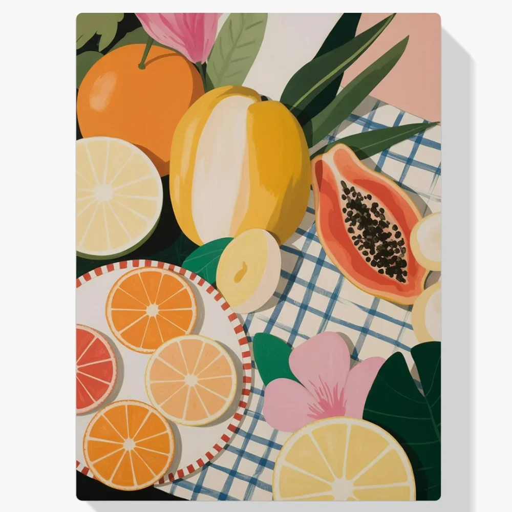 Pintar por Números - Naturaleza muerta con cítricos