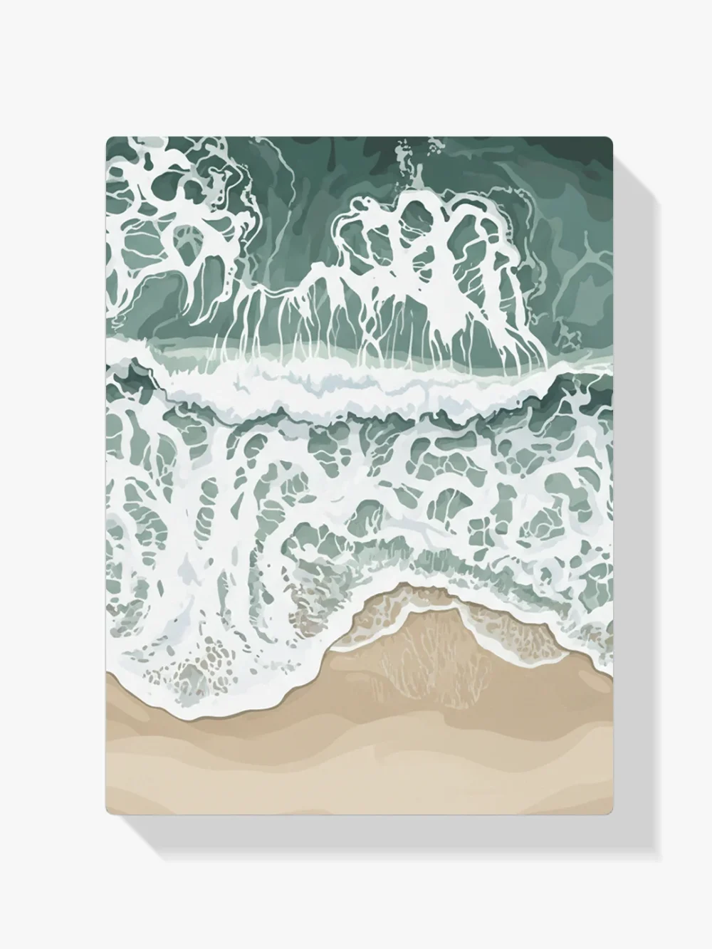 Pintar por Números - Olas azules de la playa costera, foto 1
