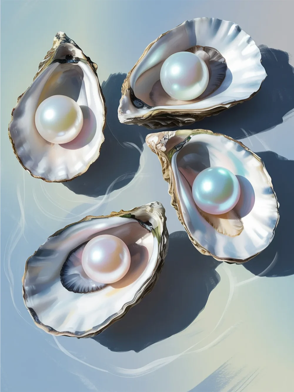Pintar por Números - Ostras azules, foto 2