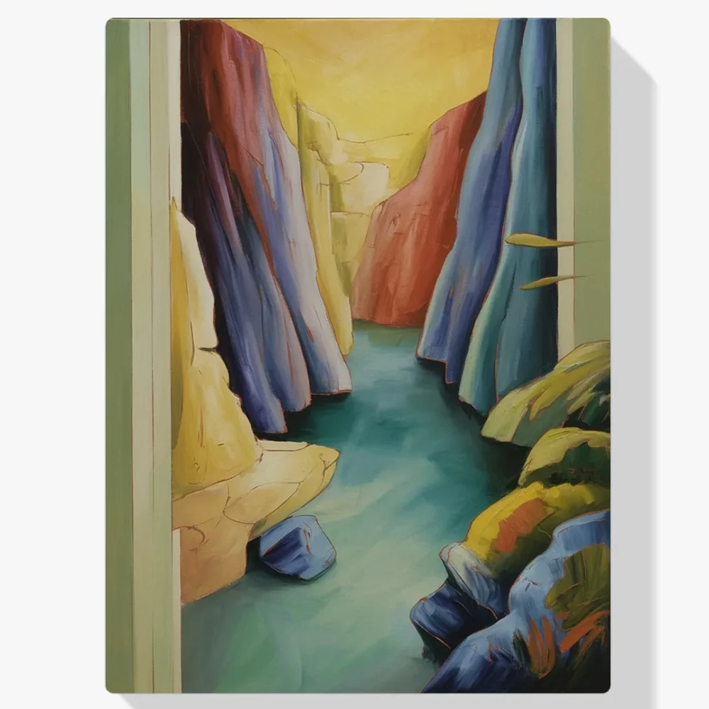 Pintar por Números - Paisaje de montaña y lago 2