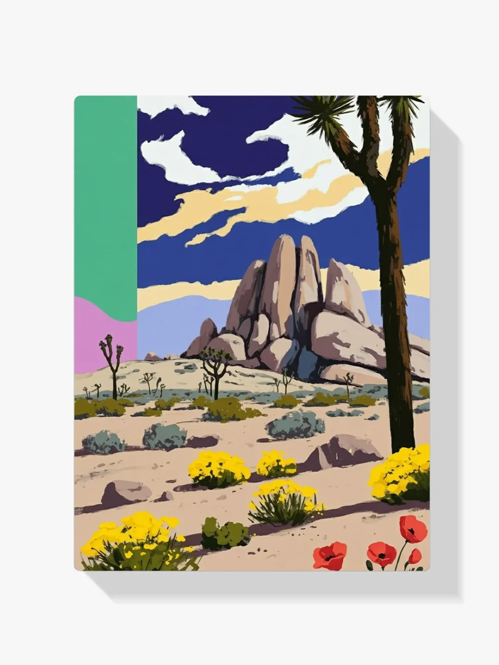 Pintar por Números - Paisaje desértico vintage, foto 1