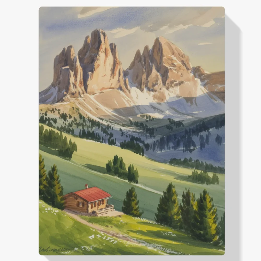 Pintar por Números - Paisaje montañoso