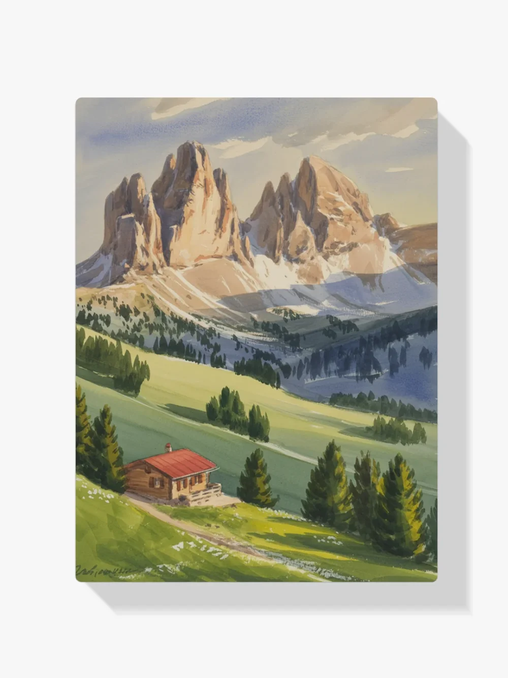 Pintar por Números - Paisaje montañoso, foto 1