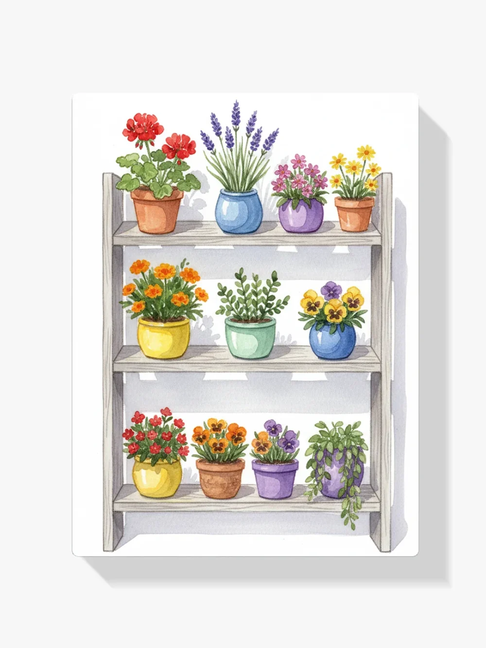 Pintar por Números - Planta de interior floral, foto 1