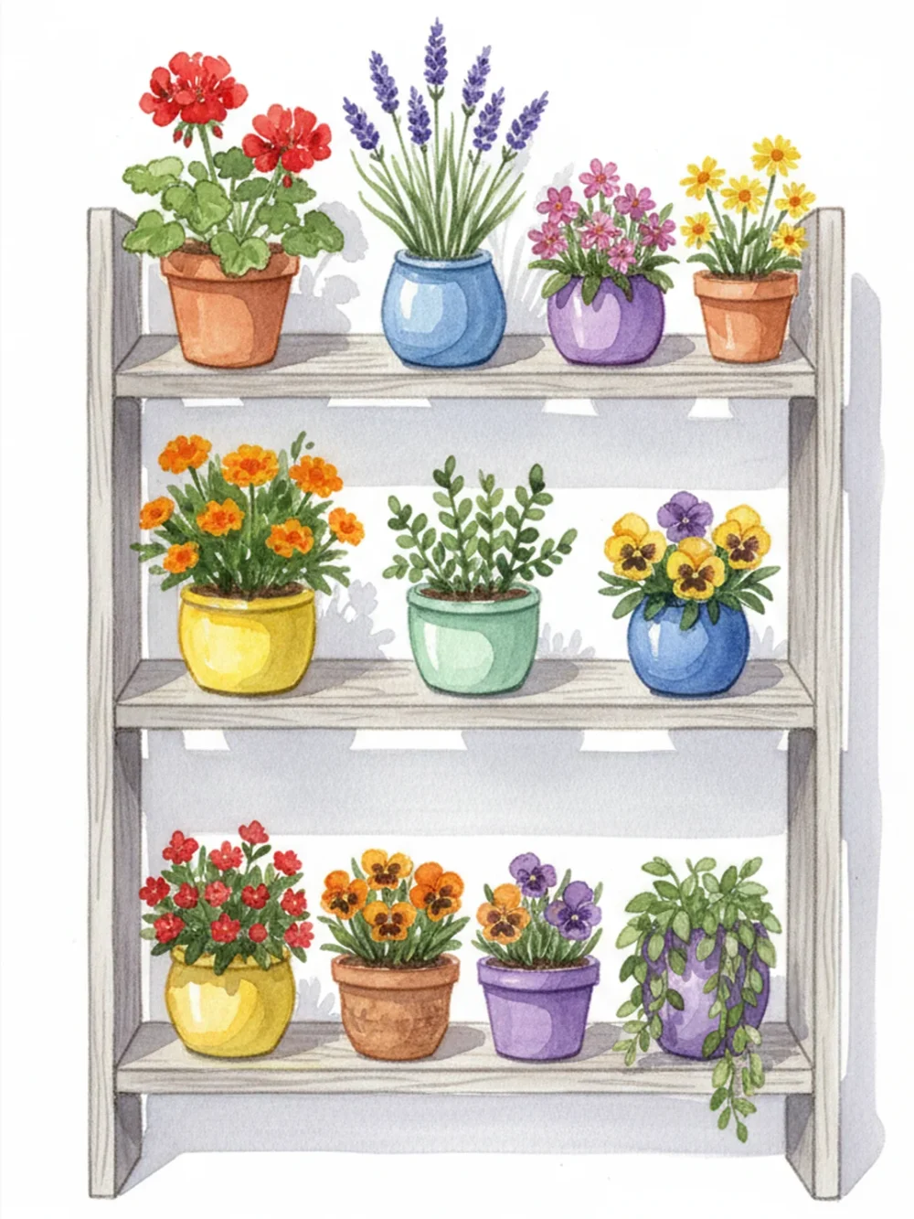 Pintar por Números - Planta de interior floral, foto 2