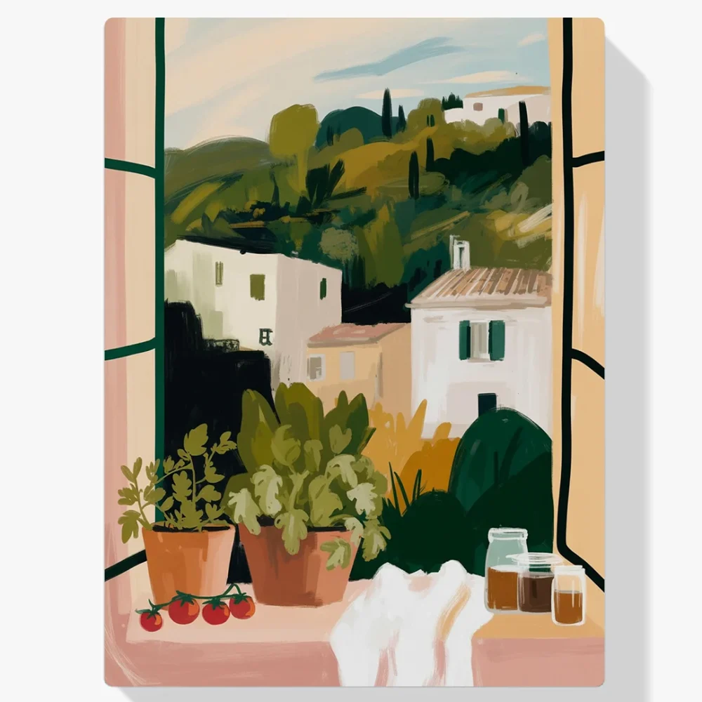 Pintar por Números - Pueblo de naturaleza muerta