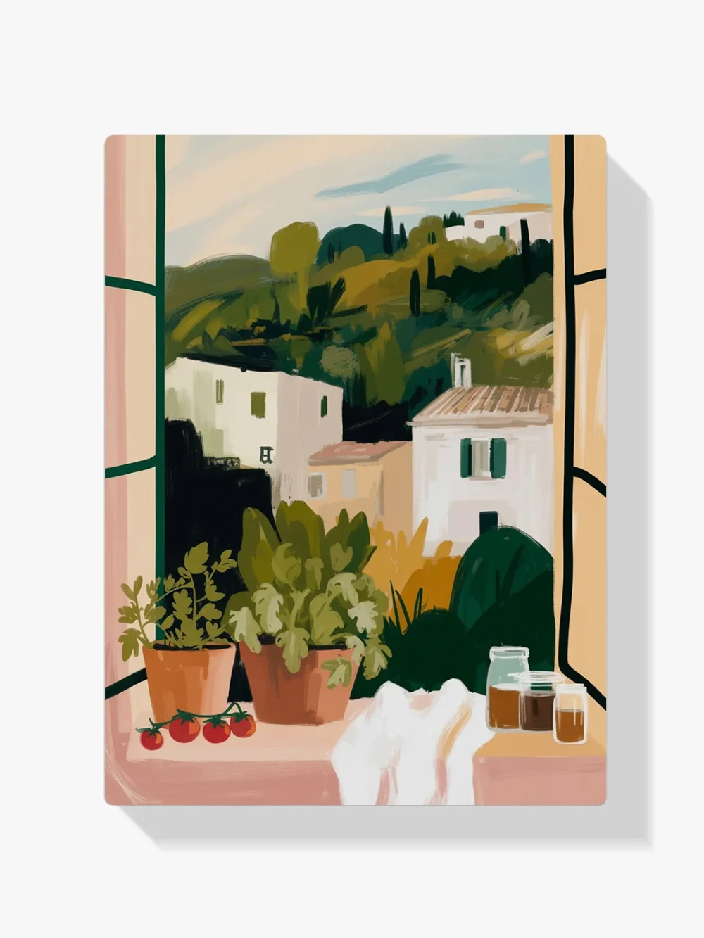 Pintar por Números - Pueblo de naturaleza muerta, foto 1
