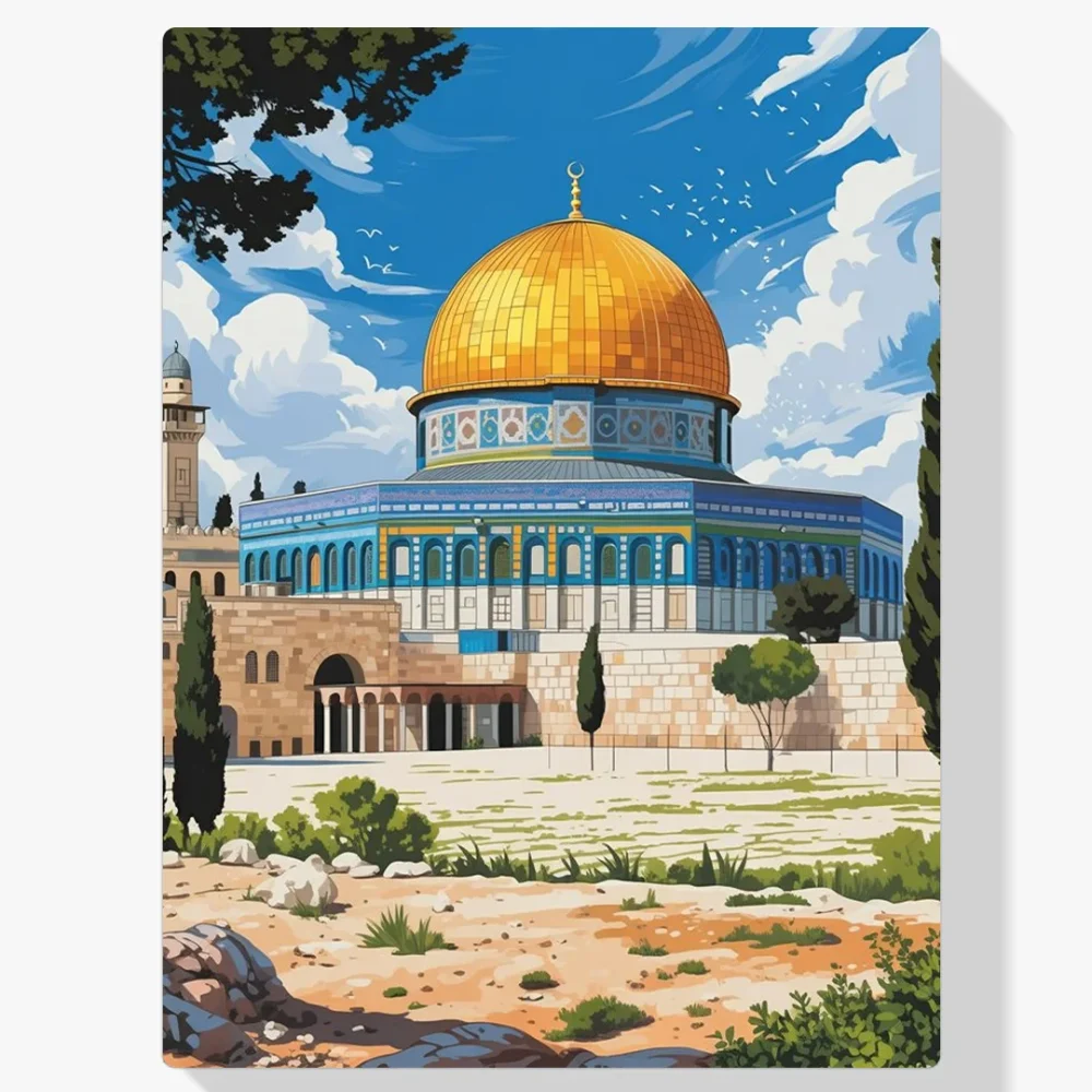 Pintar por Números - Santuario Dorado