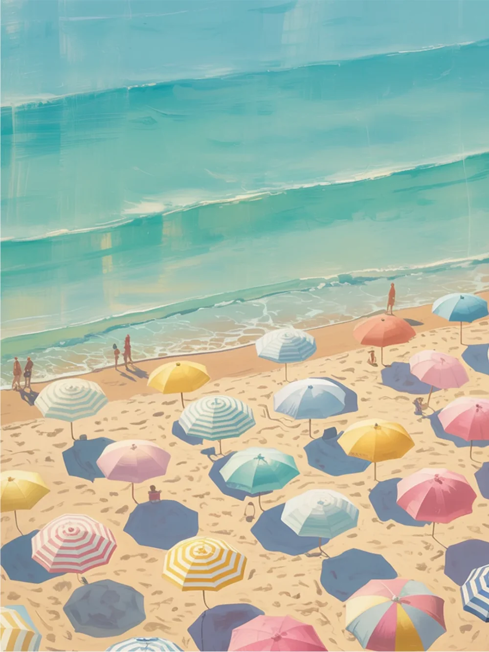 Pintar por Números - Sombrillas de playa, foto 2