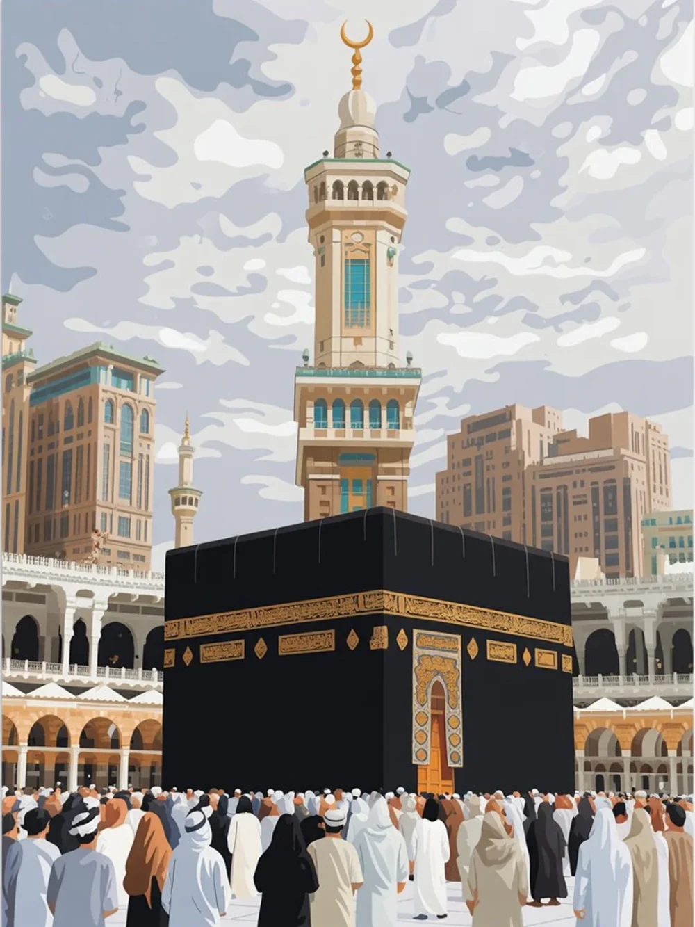 Pintar por Números - Torre Kaaba, foto 2