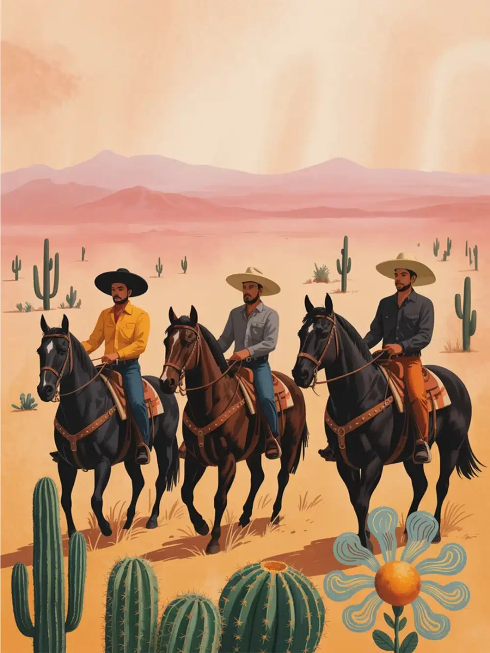 Pintar por Números - Vaqueros occidentales, foto 2