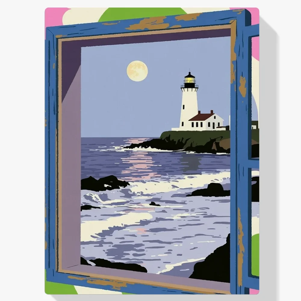 Pintar por Números - Ventana del faro