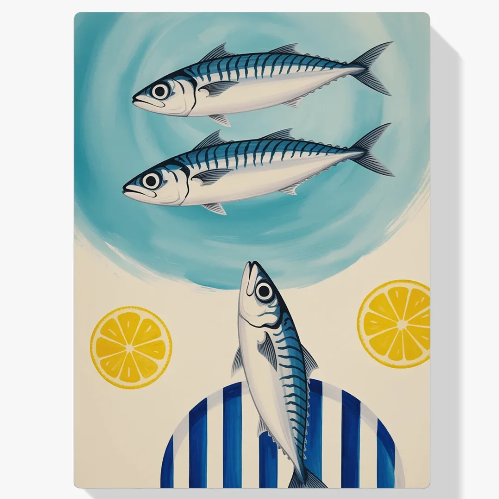 Pintar por Números - Verano Sardina Limón