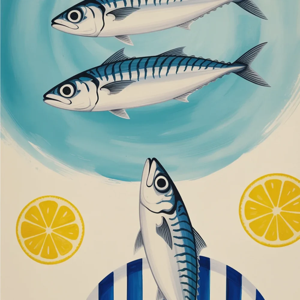 Pintar por Números - Verano Sardina Limón