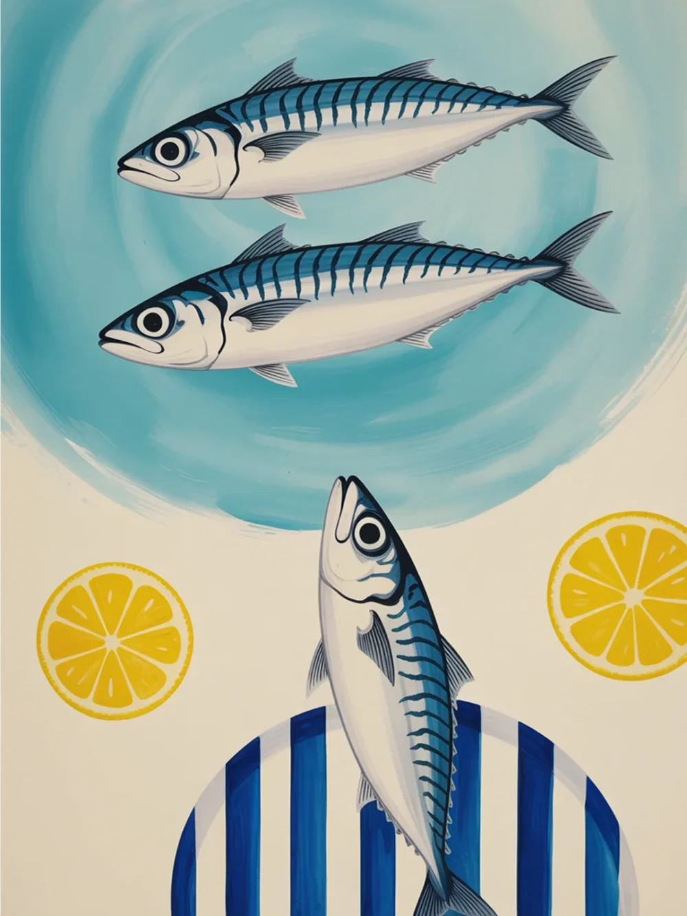 Pintar por Números - Verano Sardina Limón