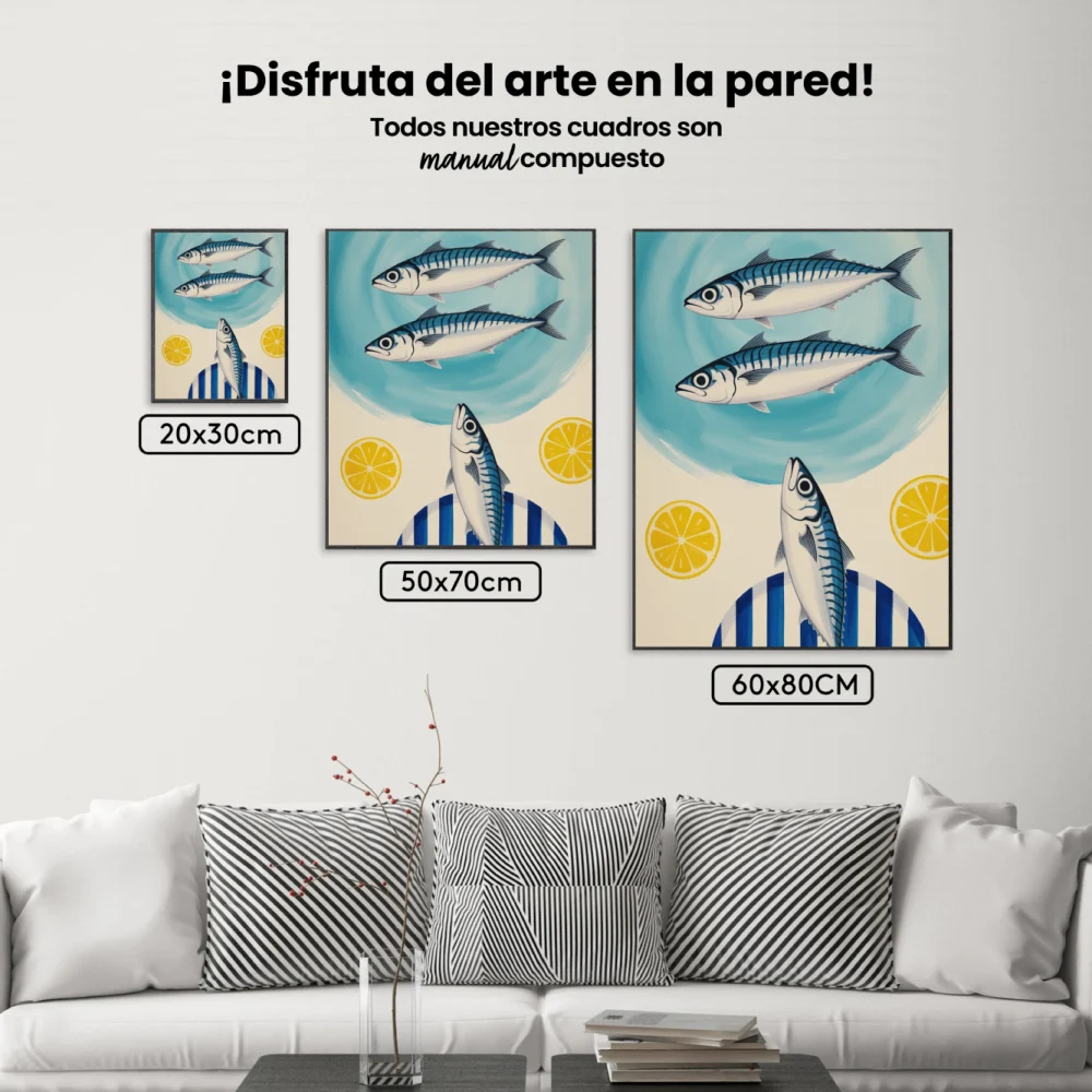 Pintar por Números - Verano Sardina Limón