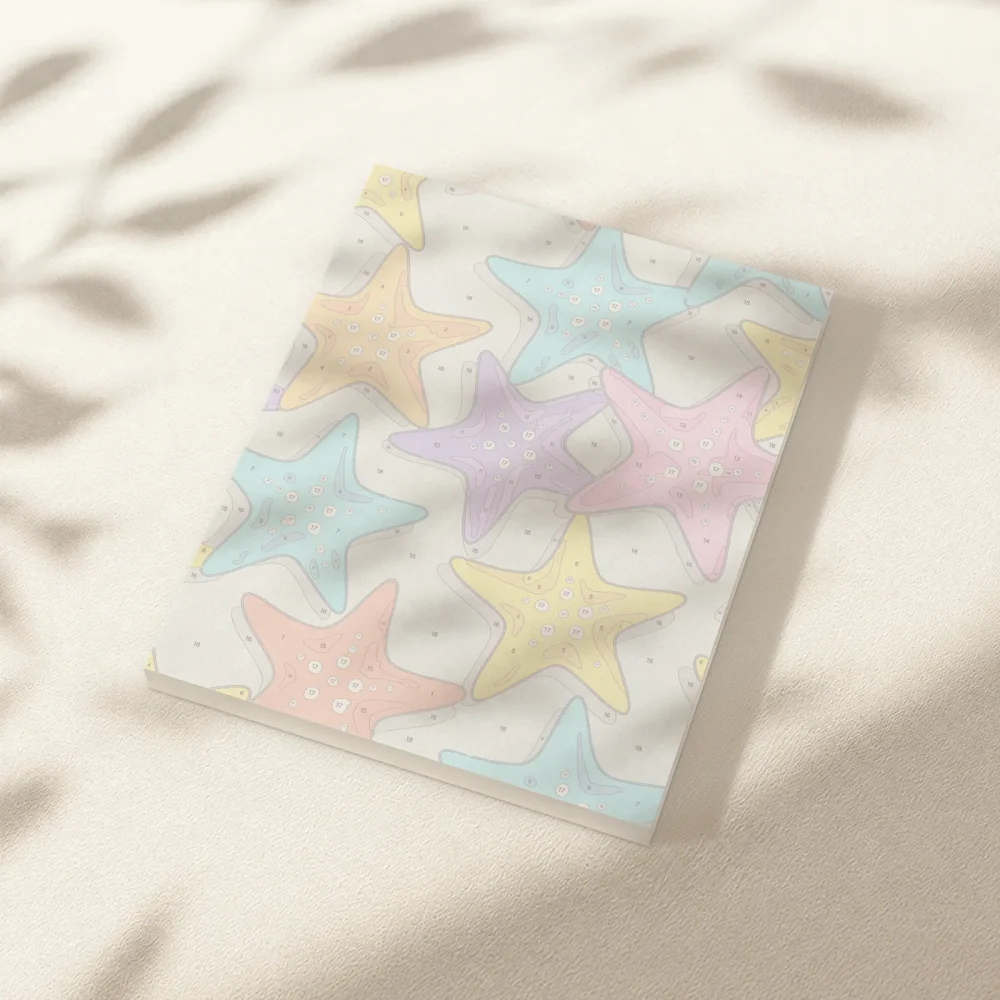 Pintar por Números - Estrella de mar costera