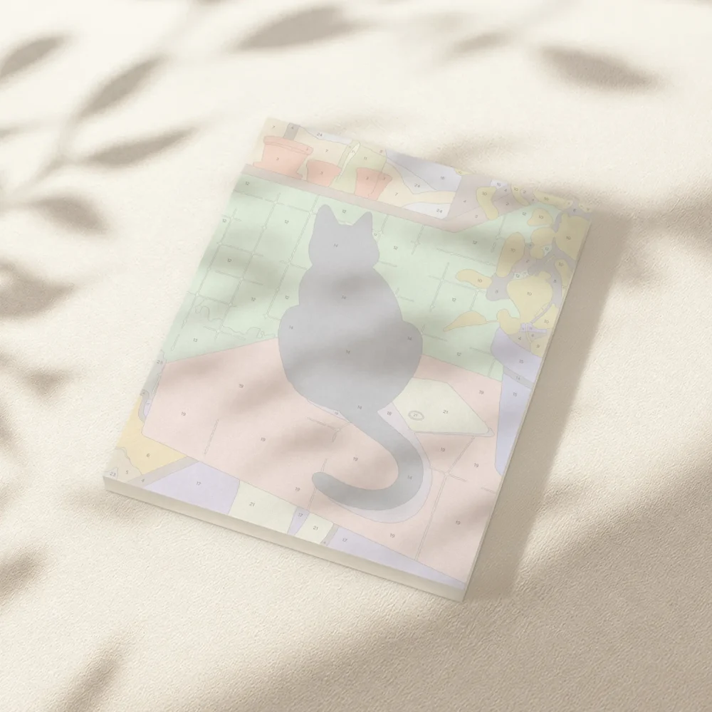 Pintar por Números - Gato de baño