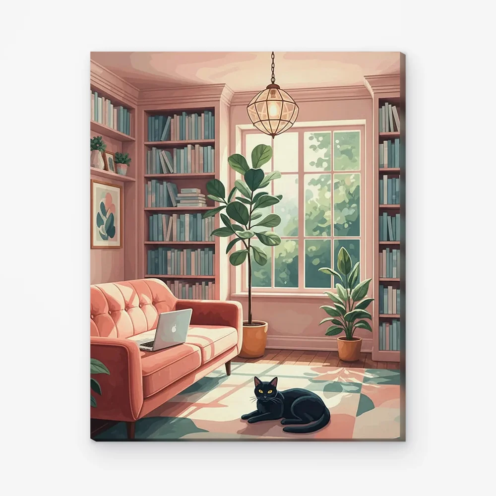 Pintar por Números - Gato encantador
