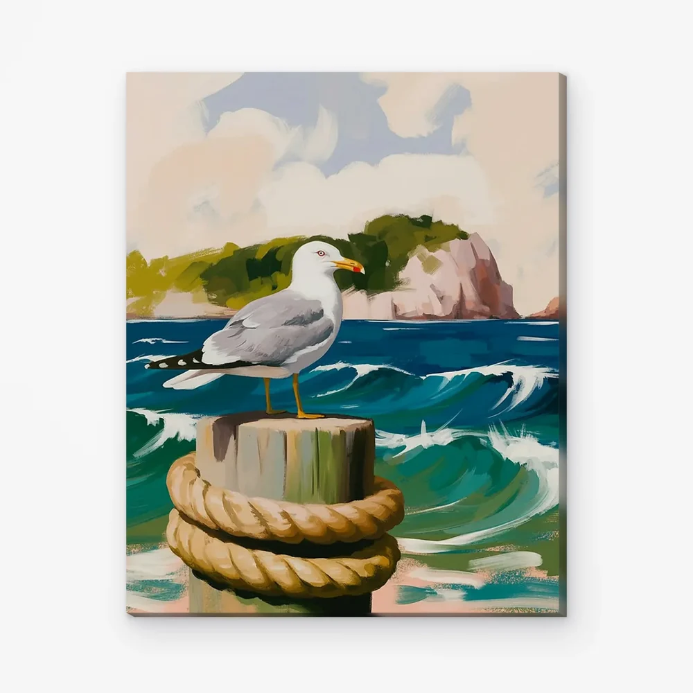Pintar por Números - Gaviota costera