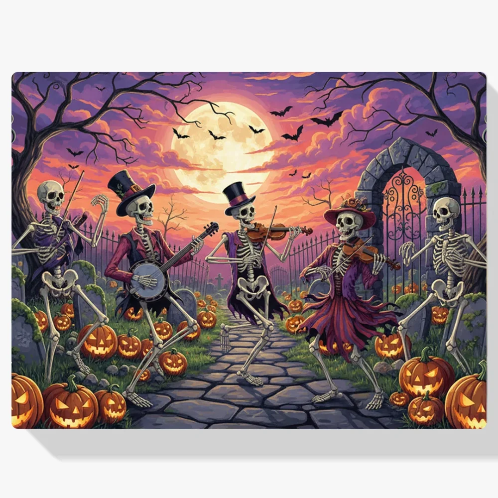 Pintar por Números - Baile del esqueleto