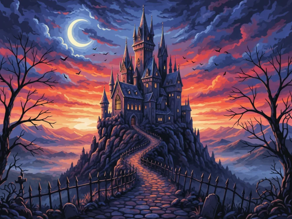 Pintar por Números - Castillo del vampiro, foto 2
